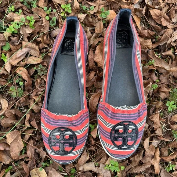 Tory Burch Multicolor Striped Flats - Picture 5 of 12